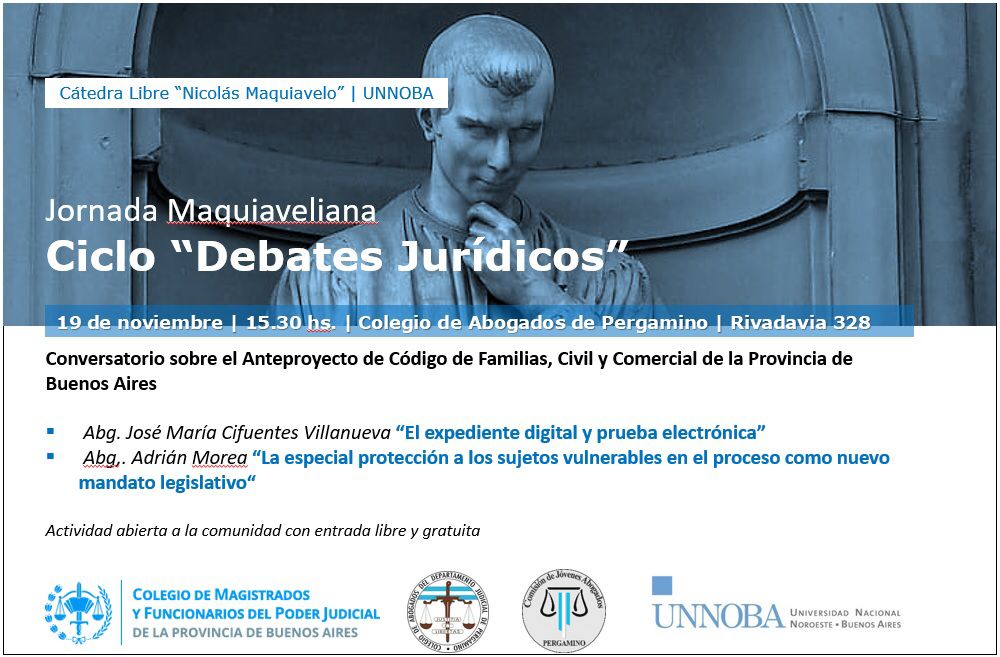 Jornada Maquiaveliana: Ciclo Debates Jurídicos_UNNOBA